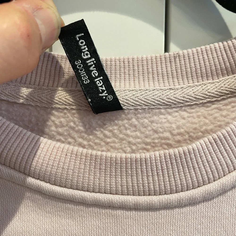 LazyPants pale pink sweatshirt girls size 8